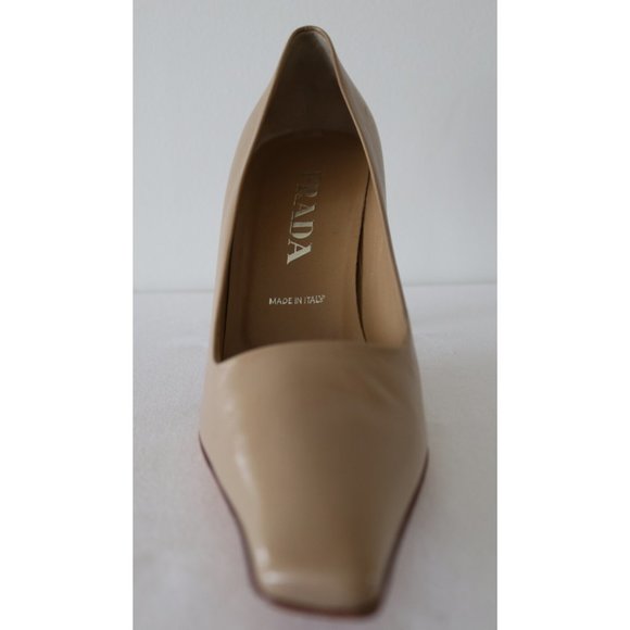 Prada Leather Capretto High Heel Pumps - Picture 2 of 11